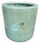 Vintage Turquoise Glazed Ceramic Hibachi Planter, Japan, 1970s For Sale