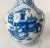19th Century Chinese Blue and White Chinoiserie Vase For Sale - Image 9 of 13