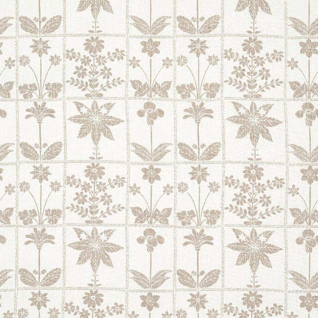 Not Yet Made - Made To Order Sample - Schumacher Georgia Wildflowers Fabric in Neutral For Sale - Image 5 of 5