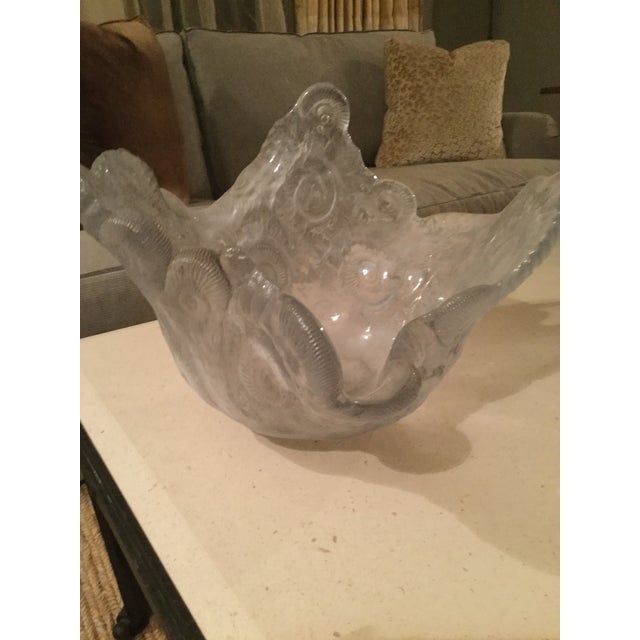 Amanda Brisbane Art Glass Sculpture Bowl Chairish