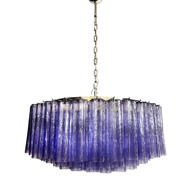 Large Murano Glass Chandelier, 1990s For Sale