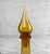 Mid-Century 24" Italian Empoli Amber Optic Art Glass Genie Bottle For Sale - Image 4 of 8