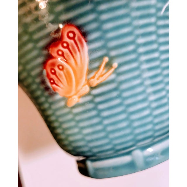 1940s Cafetiere Genevieve Lethu Porcelain Tea Pot For Sale - Image 9 of 12