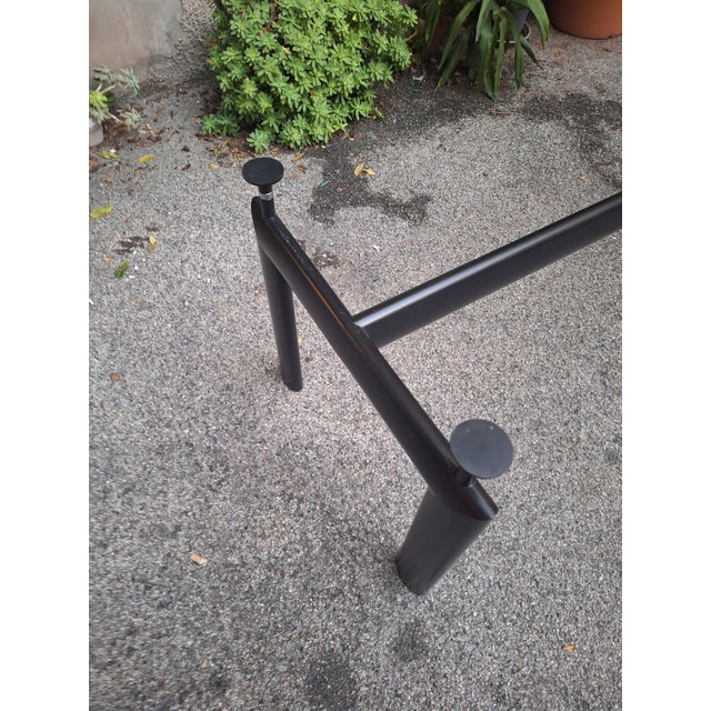 Italian Black Model LC6 Dining Table by Le Corbusier, 1980s For Sale - Image 14 of 15