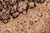 Shabby Chic Medallion 1990's Pak-Persian Black/Taupe Wool Rug - 6'2'' X 9'2'' For Sale In New York - Image 6 of 9