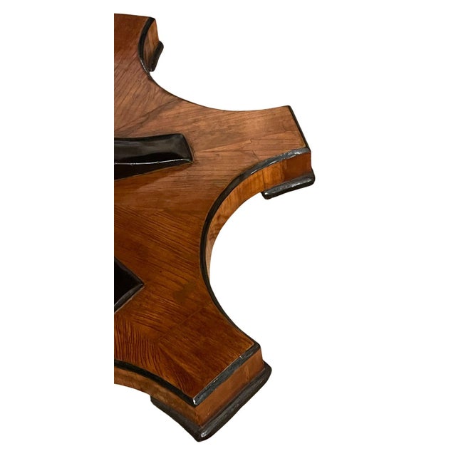 Austrian Biedermeier Revival Sunburst Center Table. Early 20th Century. For Sale - Image 10 of 10