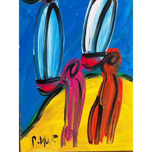 Abstract Expressionism Original Peter Keil Painting - Sailboats For Sale - Image 3 of 6