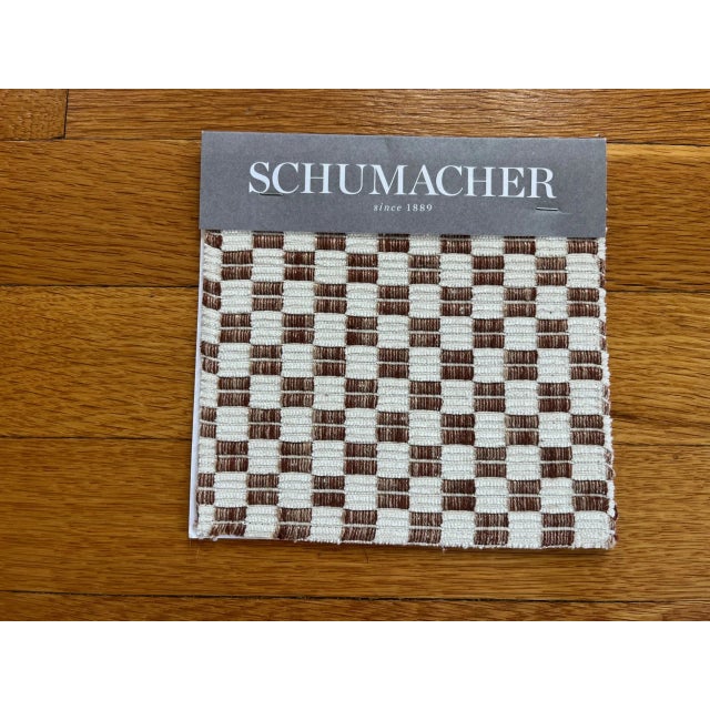 Part of the Schumacher folk art collection, this gorgeous woven blend fabric is made in Italy. Its woven of two different...