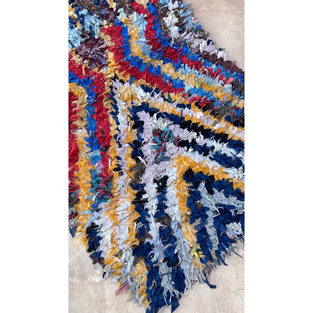 1980s 1980s Moroccan Colorful Vintage Rug - 2'11" X 5'2" Ft For Sale - Image 5 of 8