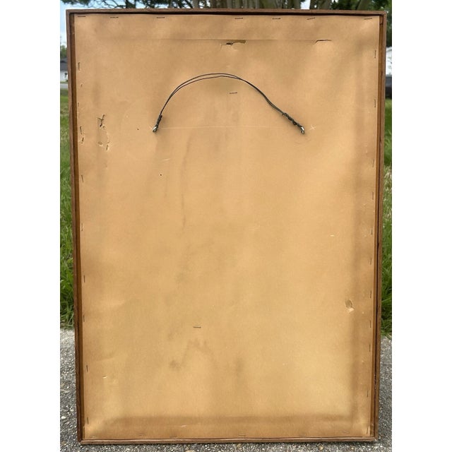 1960s Helen Trivigno - Forest Scene: Autumn Framed Enamel on Copper Art ...