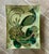 Whimsical Late 20th-Century Reverse Painted Glass Decorative Peacock Tray For Sale - Image 16 of 18