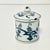 Japanese 1950s Vintage Japanese Chinoiserie Meissen Blue Danube Lidded Jam Preserve Jar. For Sale - Image 3 of 10