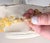 Vintage 1960s Signed Vendome 2-Strand Goldtone Orange & Yellow Beaded Necklace For Sale In Philadelphia - Image 6 of 7