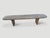 Andrianna Shamaris Mid Century Couture Teak Wood Bench For Sale In New York - Image 6 of 18