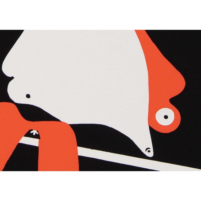 Joan Miro, The Surreal Tightrope Walker, Screen Print For Sale - Image 4 of 6