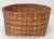 Antique Country American Hand Woven Splint Basket From Maine For Sale - Image 9 of 13