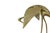 Mid-Century Modern Leonard Brass Crane Figurines (12") For Sale - Image 12 of 14