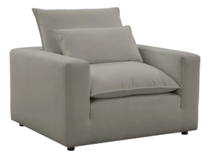 Cali Slate Performance Fabric Arm Chair