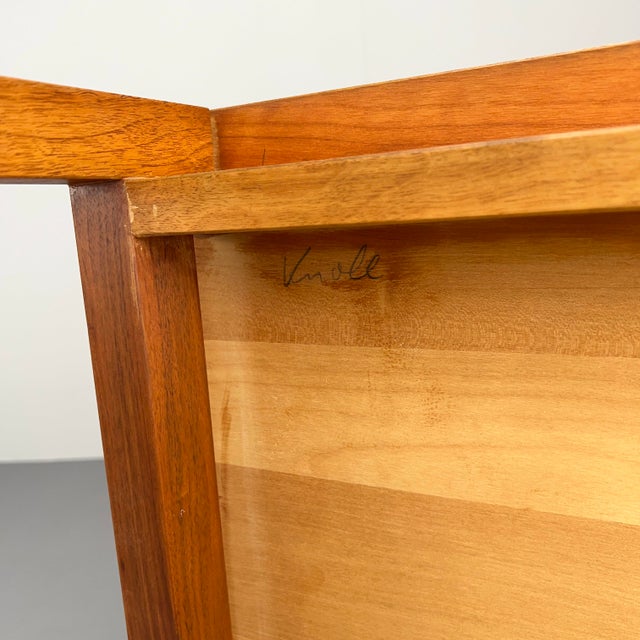 Brown Mid-Century Modern Coffee Table by Lewis Butler for Knoll International, 1950s For Sale - Image 8 of 10