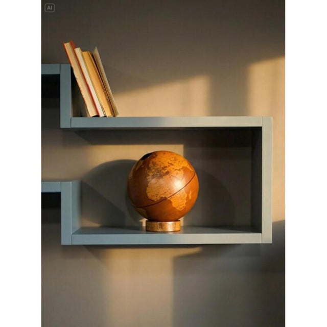 Orbis Tecnocuoio Globe by Zoffoli Mappamondi For Sale - Image 4 of 10