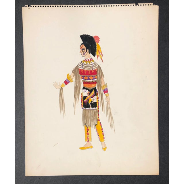 Mardi Gras costume of a native by Lawrence Francis Youngblood (c. 1929-2007). Youngblood designed numerous New Orleans...