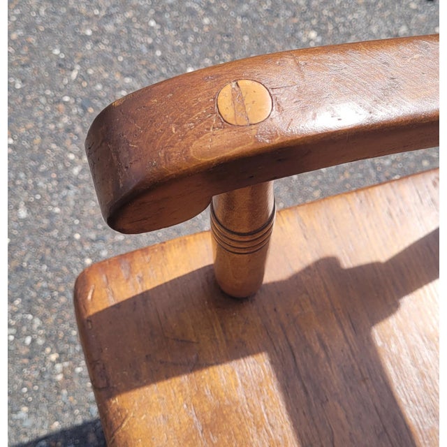 Tan Antique 19th Century Deacons Bench For Sale - Image 8 of 9
