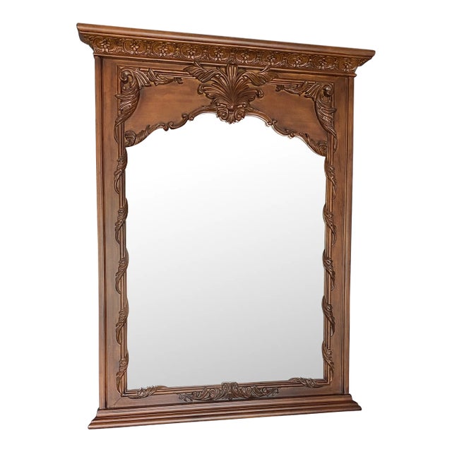 2000s American Drew Console Wall Mirror For Sale