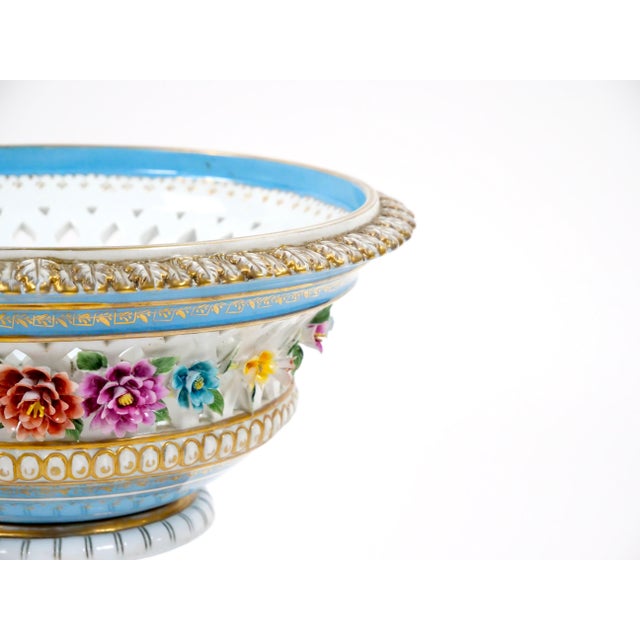 Ceramic Antique Pair Large German Meissen Porcelain Figural Centerpieces For Sale - Image 7 of 12