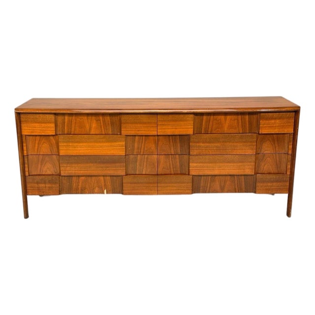 Edmond J. Spence, Sculptural Dresser, Walnut, Sweden, 1950s For Sale