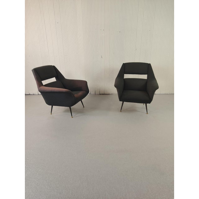 Vintage Lounge Chair from Gigi Radice, 1960, in Worn conditions. Designed 1960 to 1969 I have official proof of...