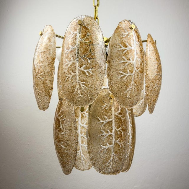 Murano Glass Cascade Chandelier, Italy, 1980s For Sale - Image 15 of 18