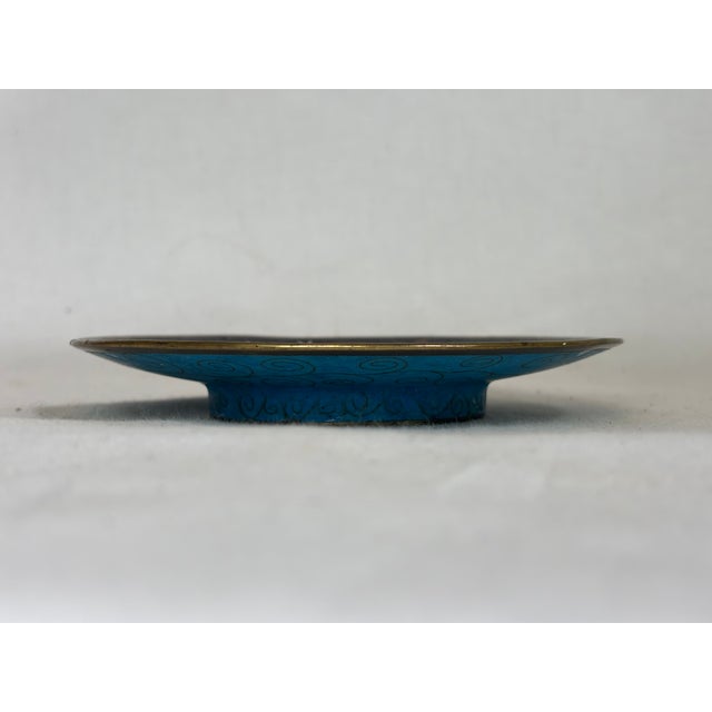 Mid 20th Century Mid 20th Century Cloisonne Dish For Sale - Image 5 of 7