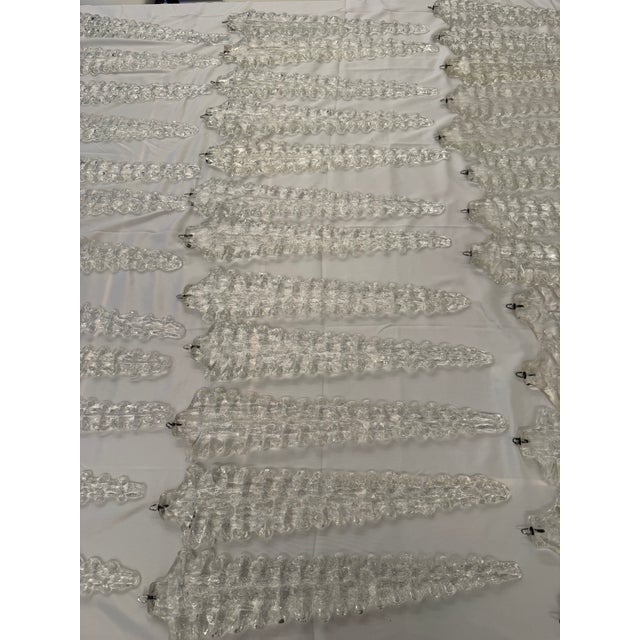Mid-Century Modern 1960s Venini Chandelier, Seaweed Murano Glass (Alga), Italy For Sale - Image 3 of 11
