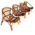 Vintage French Rattan Armchairs, 1960s, Set of 4 For Sale - Image 15 of 18