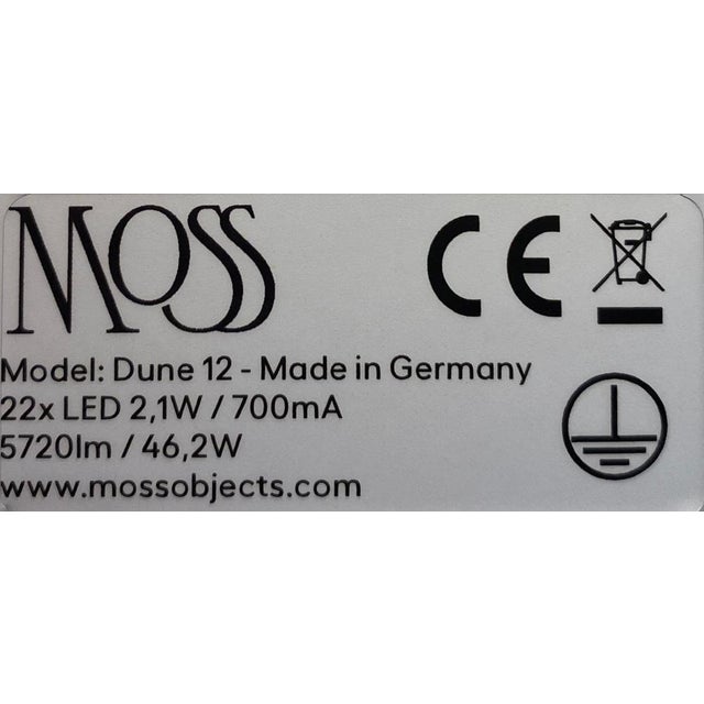 Dune 12 Curve Chandelier with Shades in Copper Metallic Tone by Daniel Becker for Moss Objects For Sale - Image 10 of 11