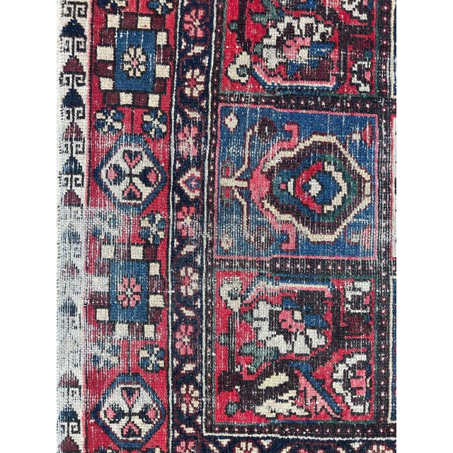 Vintage Distressed Bakhtiar Rug, 1950s For Sale - Image 4 of 18