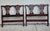 A pair of mahogany twin headboards from the Drexel 18th Century Classics Collection. Includes the Footboards. There are no...