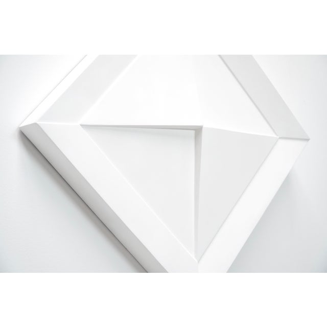 Mid-Century Modern Gilbert Swimberghe, Relief, Belgium, 1977, Paint on Wood For Sale - Image 3 of 7