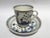 Mid-19th Century Porcelain Cup with Dish in White and Blue, Vienna For Sale - Image 10 of 18