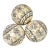 1930s Inlay Camel Bone Mosaic Spheres Decorative Balls - Set of 3 For Sale