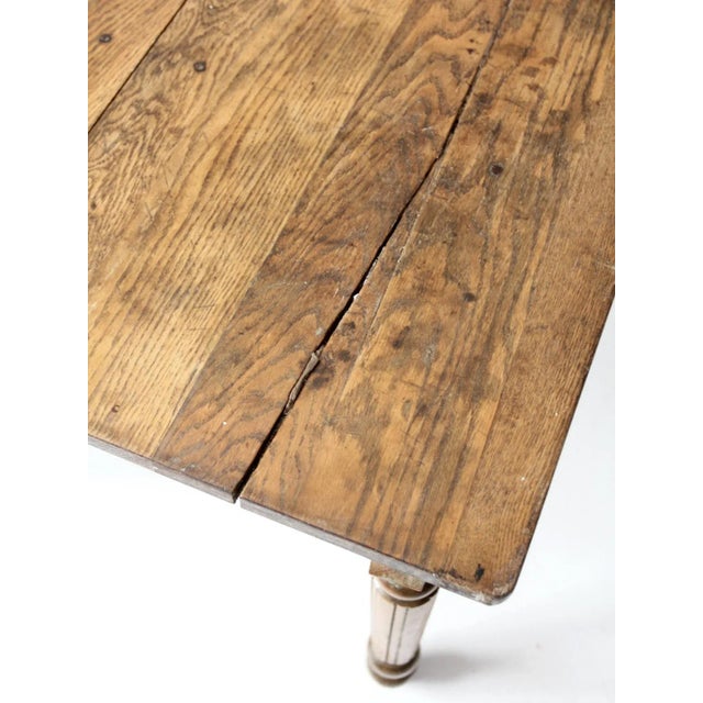 Wood Antique Wooden Table For Sale - Image 7 of 13