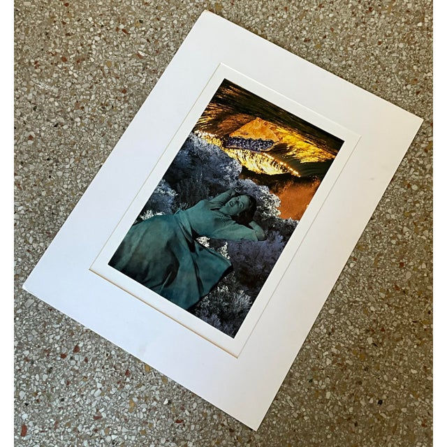 Late 20th Century Vintage Boho Original Surrealist Collage For Sale In West Palm - Image 6 of 6