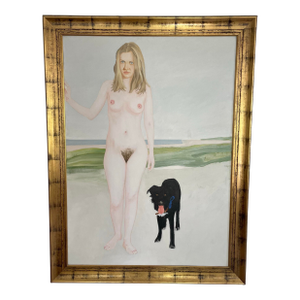 John MacWhinnie Oil Painting Patricia With Creepo 1975