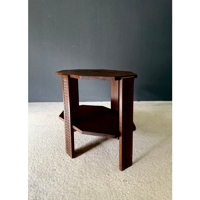 Brown Art Deco Occasional Side Table, France, 1930s For Sale - Image 8 of 18
