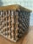 American Folk Tramp Art Spool Ottoman For Sale - Image 4 of 6