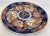 Ceramic Antique Hand Painted Imari Plate Intricately Decorated With Floral Patterns and Fire Breathing Dragons - Circa 1860 For Sale - Image 7 of 13