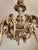 Vintage Louis XV Silvered Hand-Painted Carved Wood Eight-Arm Chandelier with Floral Motifs, Italy, 1920s For Sale - Image 15 of 18