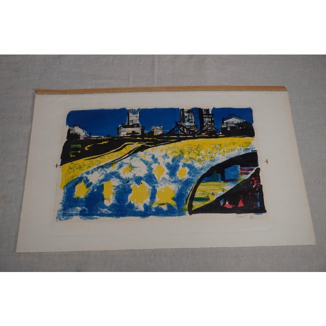 1950s Color Print, Signed and Numbered c.1950s For Sale - Image 5 of 9
