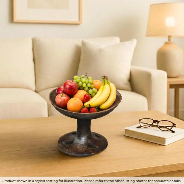 Dimensions: 12” wide X 12” deep X 9” high Features: • A rare piece and only one of its kind exists • 100% solid wood...