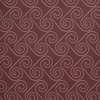 Schumacher Fortuna Wallcovering In Plum For Sale